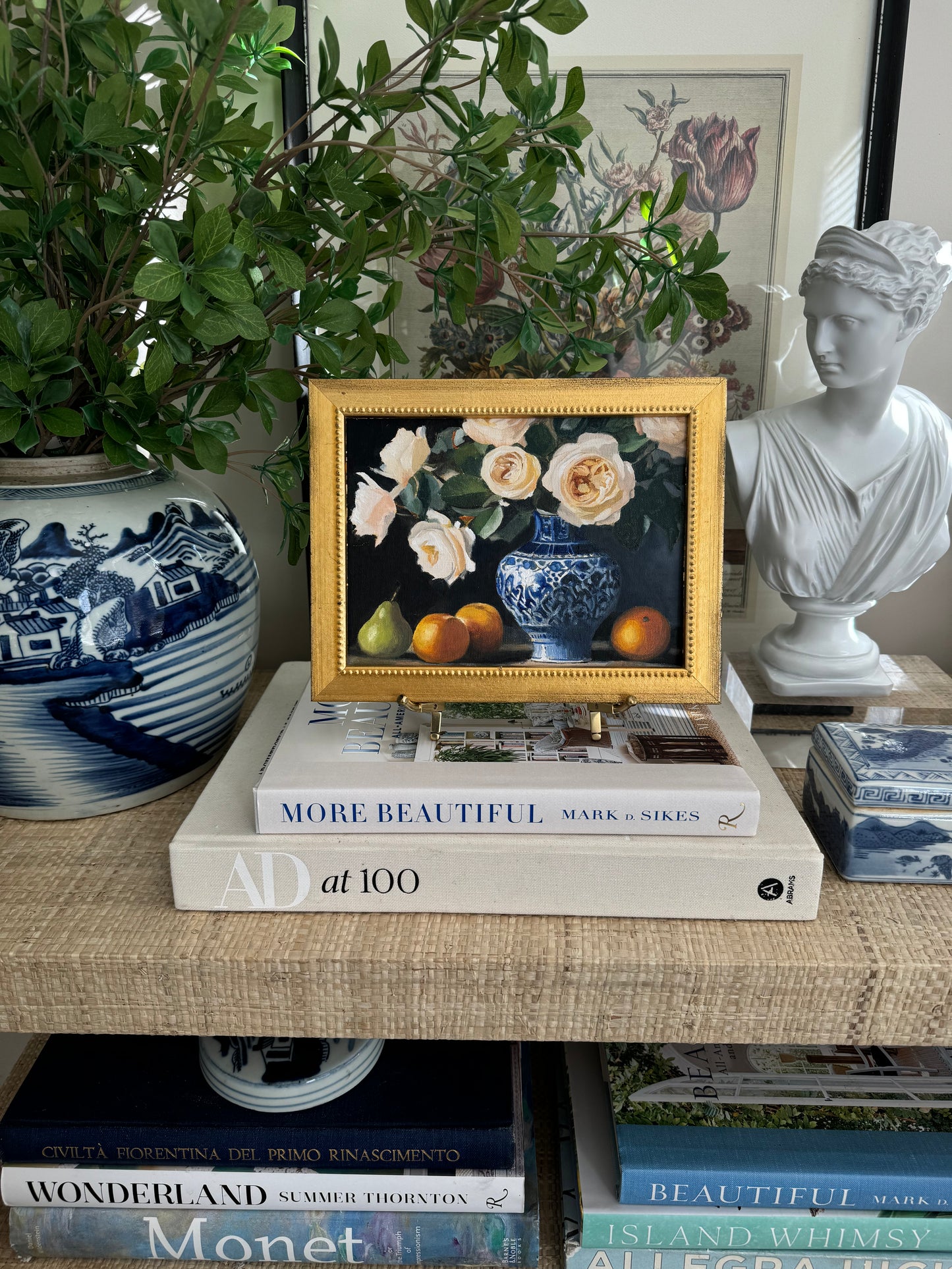 “Garden Roses with Fruit”