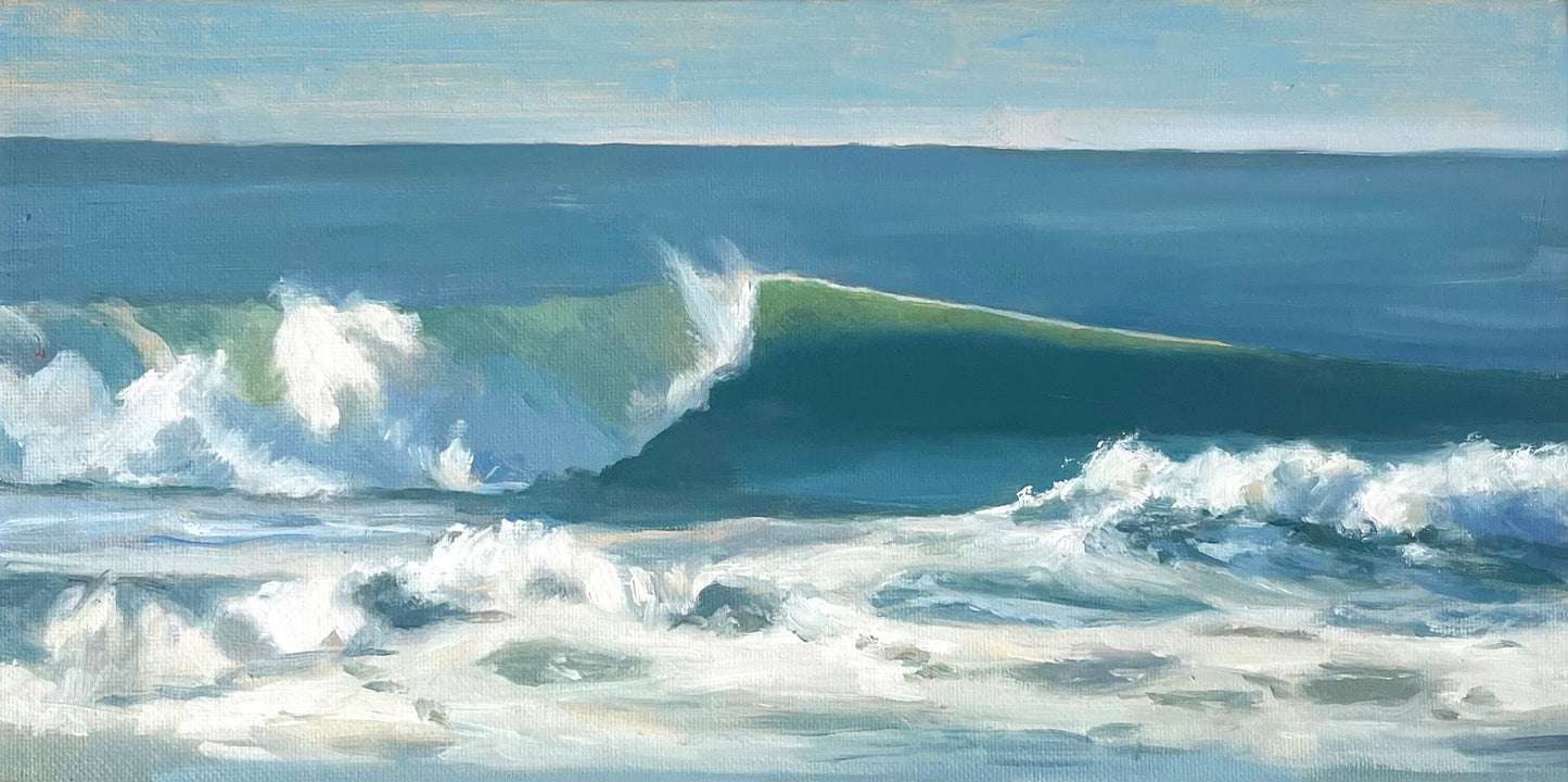 "Sea Spray" - 12x6" oil on linen panel