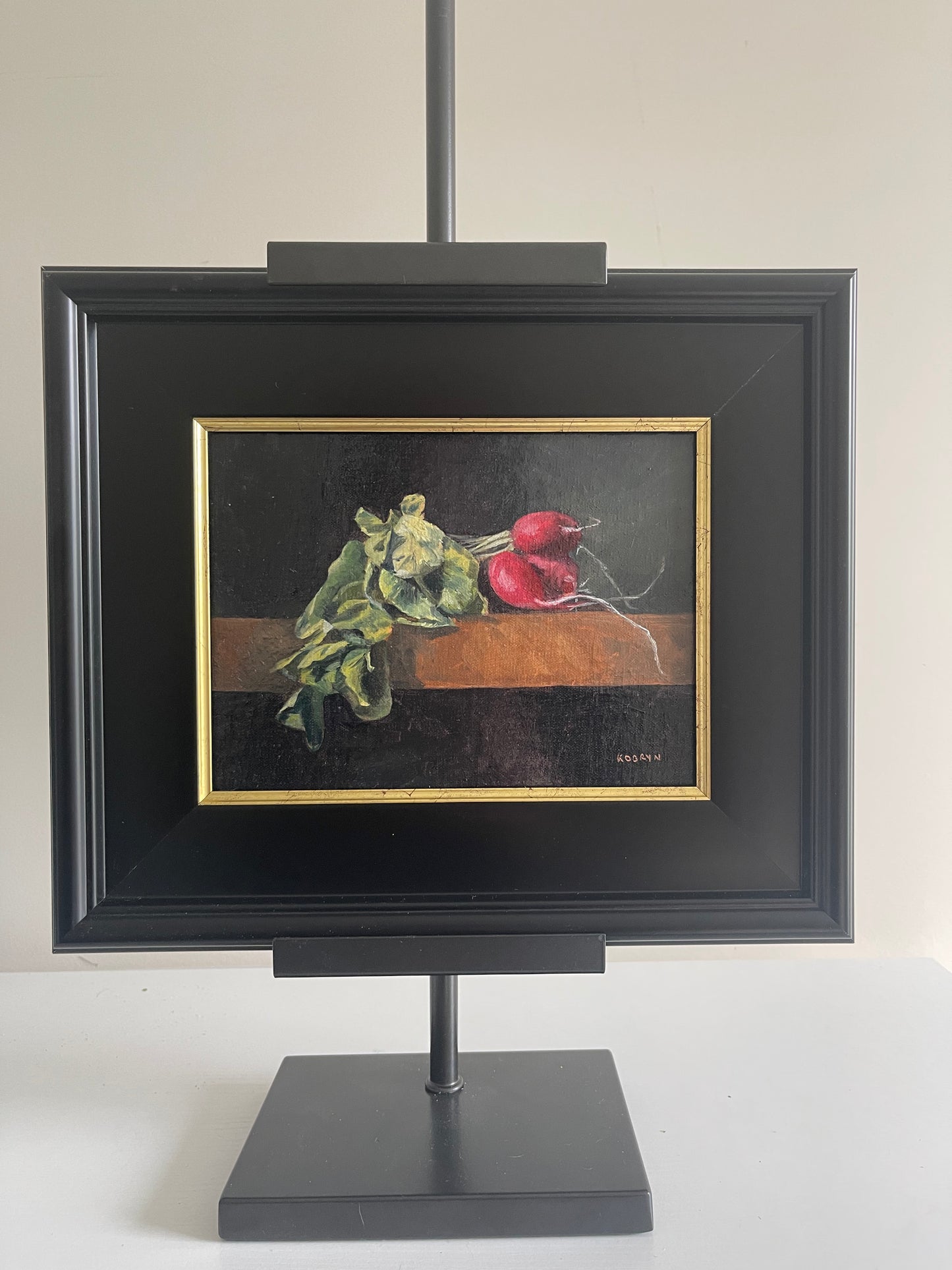 “Radishes”- 6x8” oil on linen panel