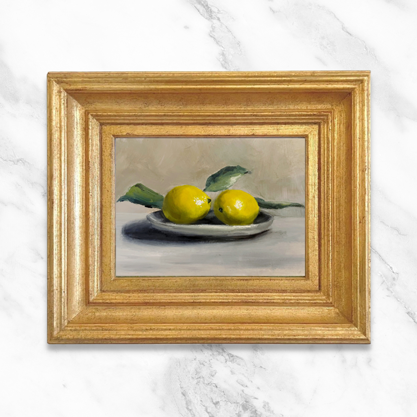PRINT - Lemons on Plate