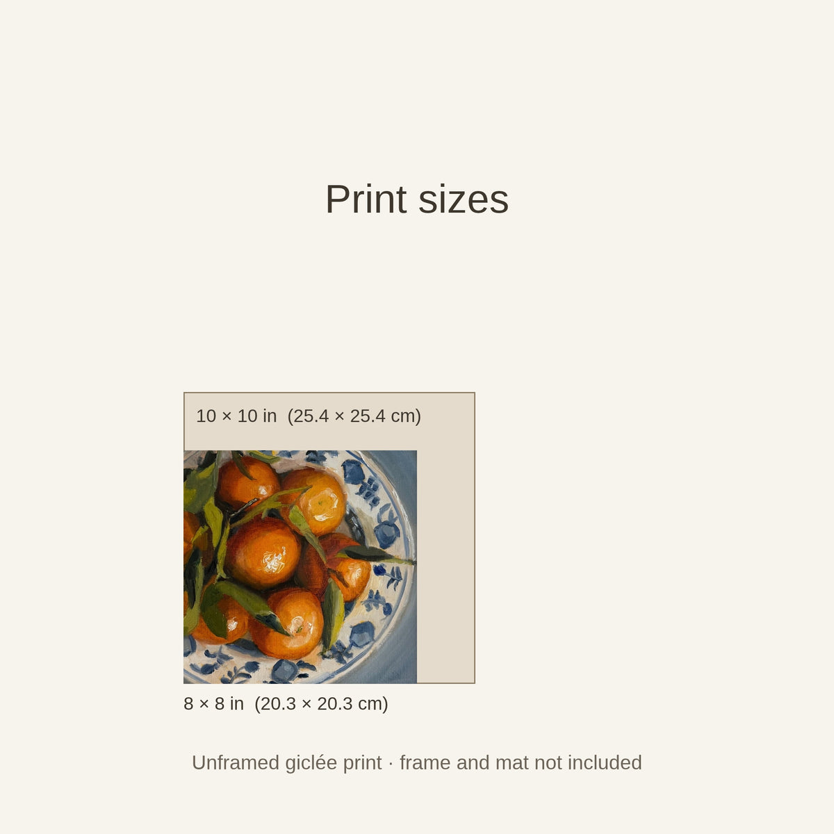 Print size guide: 8x8 and 10x10 inches