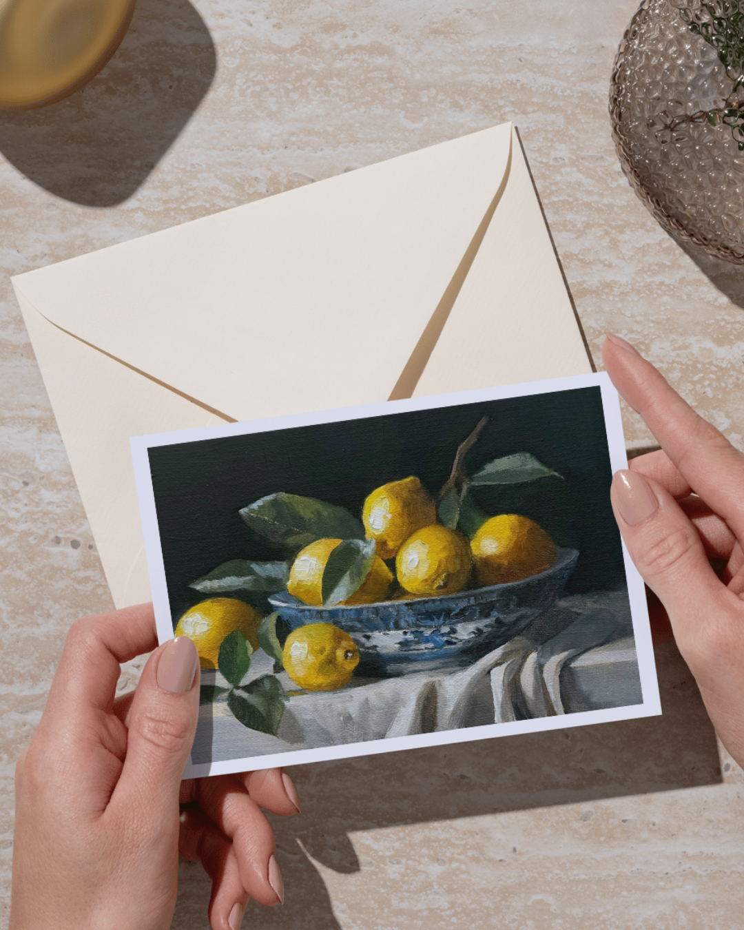 Lemons & Porcelain Greeting Card Set