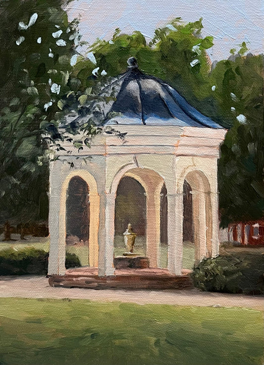 “Dana Jordan Fountain” - 5x7” oil on linen panel