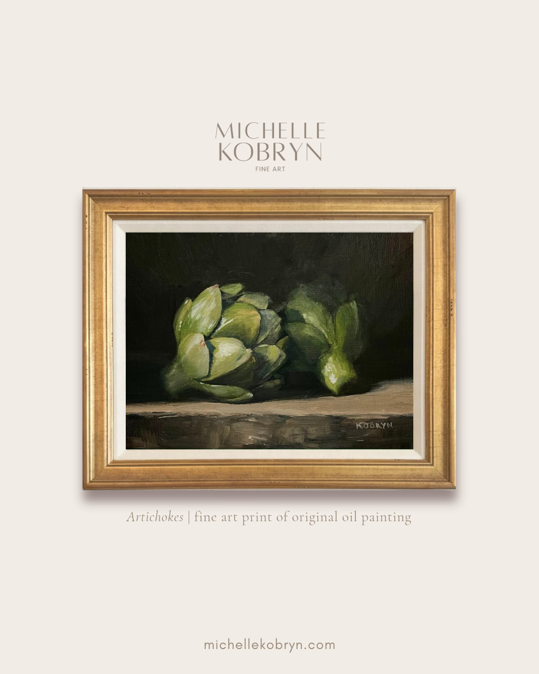 Artichoke Still Life Art Print