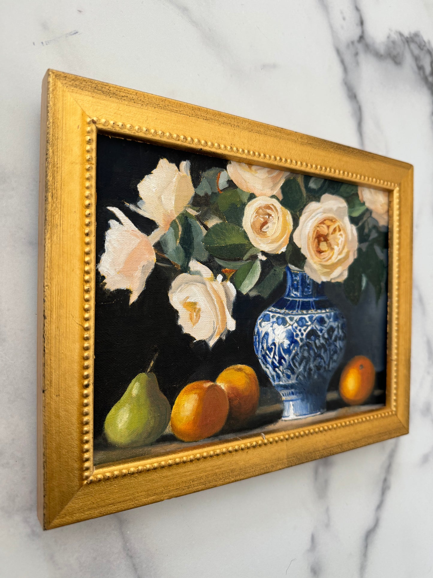 “Garden Roses with Fruit”