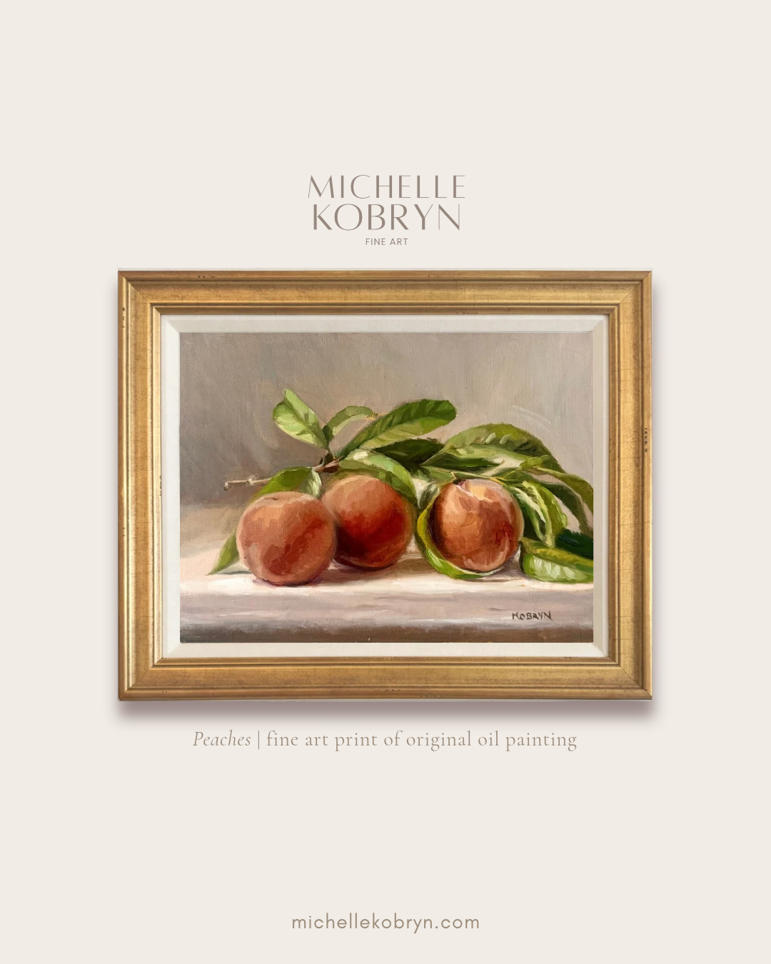Peaches Art Print