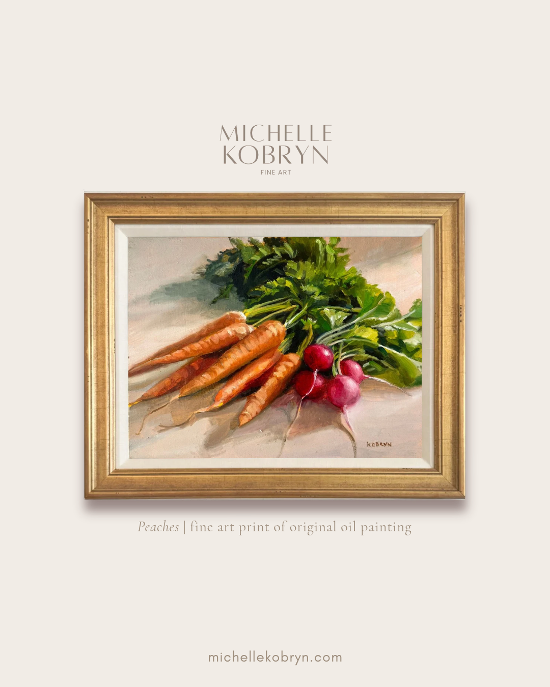 Carrots and Radishes Art Print