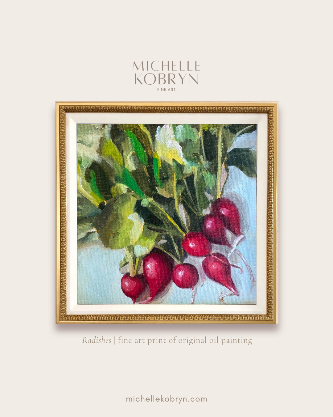 Radishes Art Print