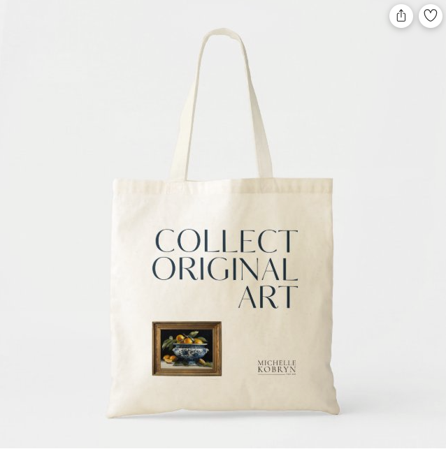 Lemons & Porcelain Tote