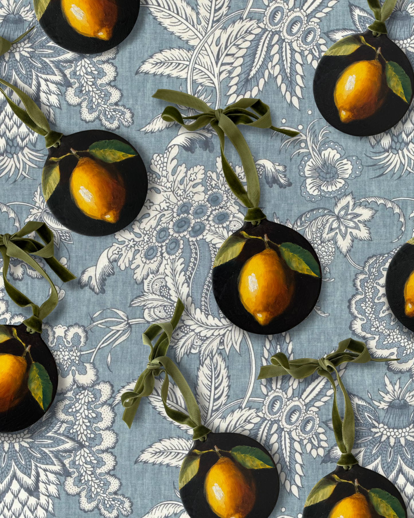 Hand-painted Lemon Ornament