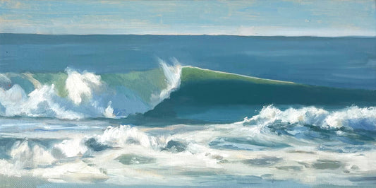 "Sea Spray" - 12x6" oil on linen panel