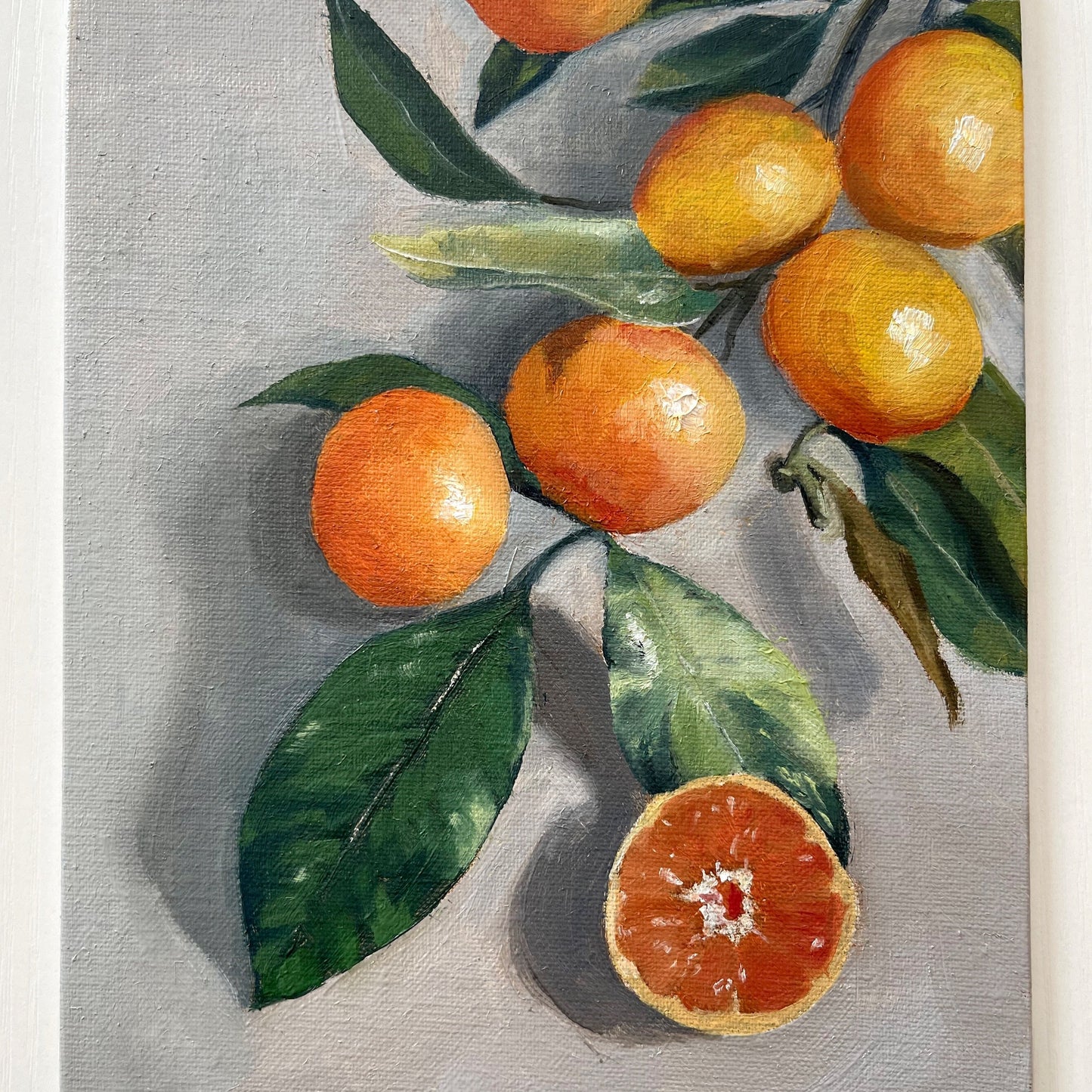 “Clementine Branch” - 6x8” oil on linen panel