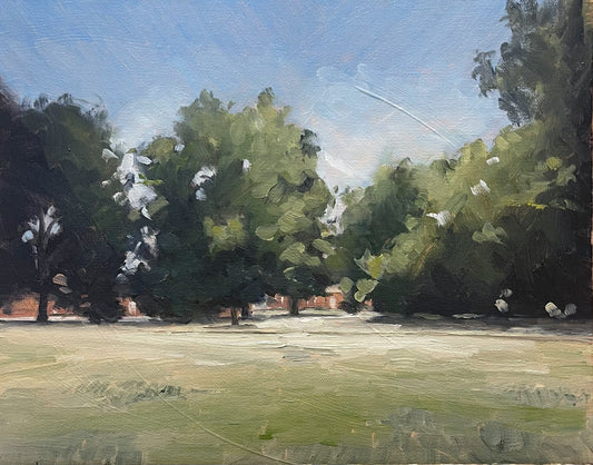 “Magnolia Grove”- 8x10" oil on linen panel
